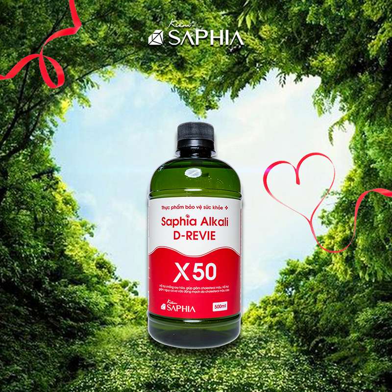 Kiềm Saphia X50 là sự kết hợp của 15 loại thảo dược quý