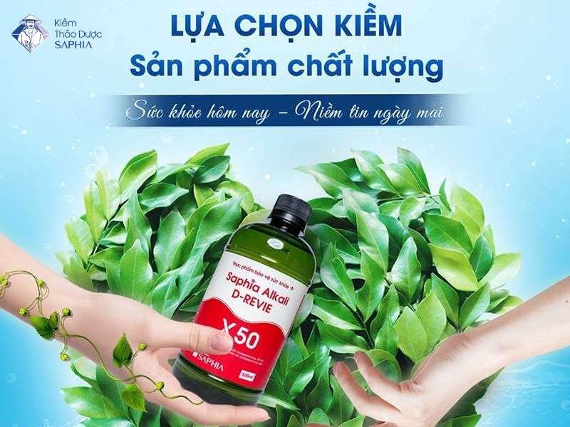Sử dụng Kiềm Saphia mỗi ngày là bí quyết bảo vệ sức khỏe toàn diện