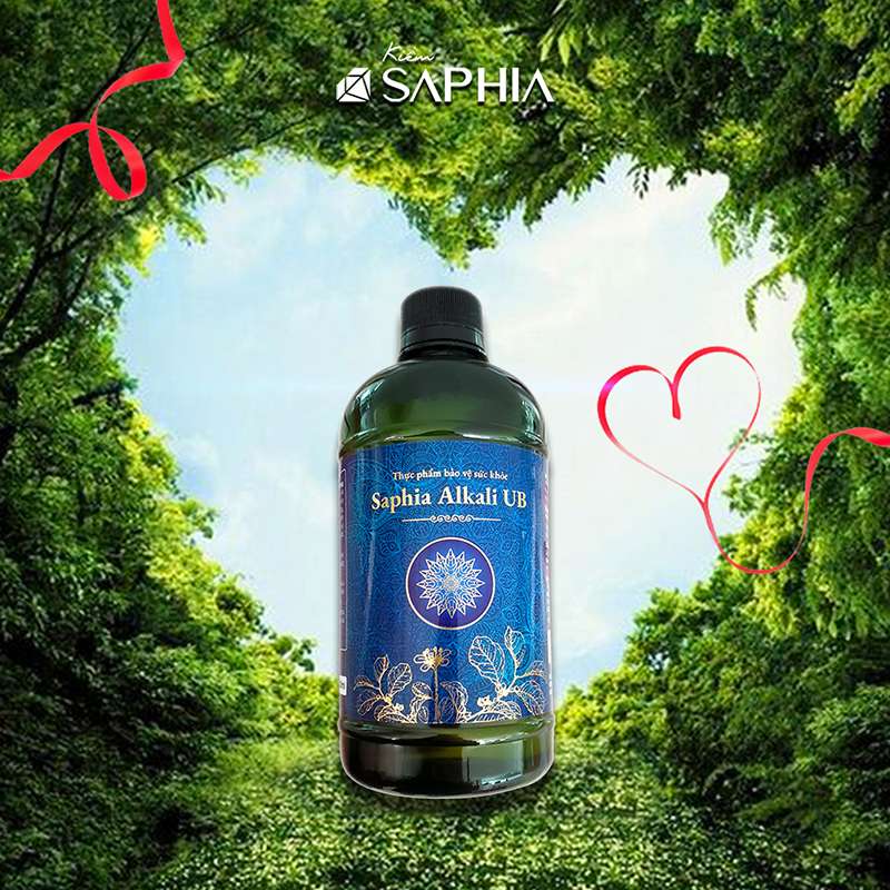 Kiềm ung bướu - Saphia Alkali UB - Thực phẩm bảo vệ sức khỏe phái đẹp