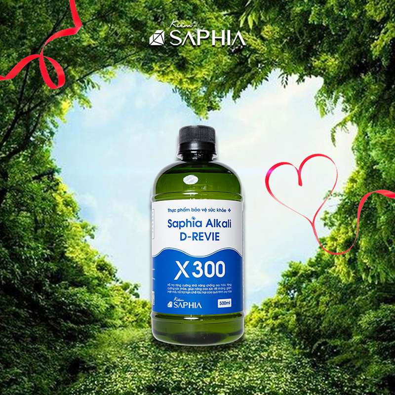 Kiềm thảo dược Saphia X300 có thành phần 100% từ thảo dược