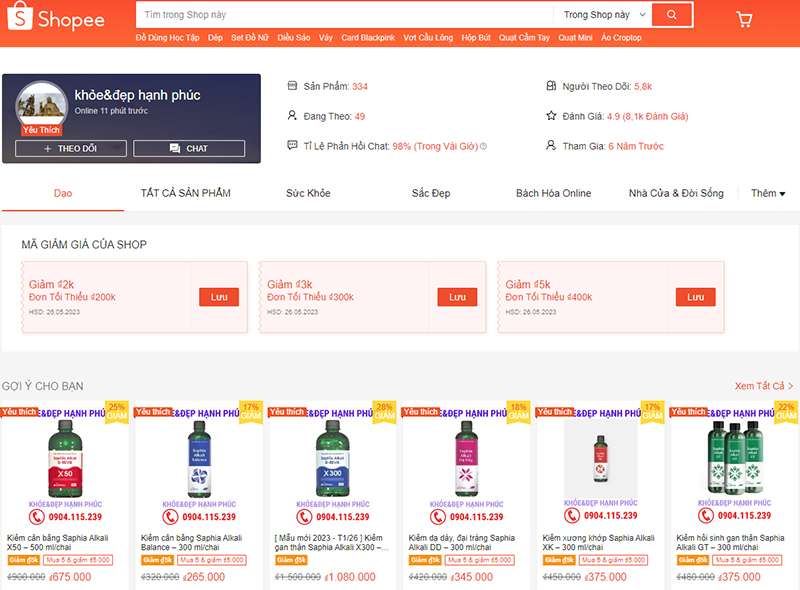 [Kiềm Saphia cảnh báo]: Khách hàng thận trọng trước các sản phẩm không Chính Hãng trên thị trường