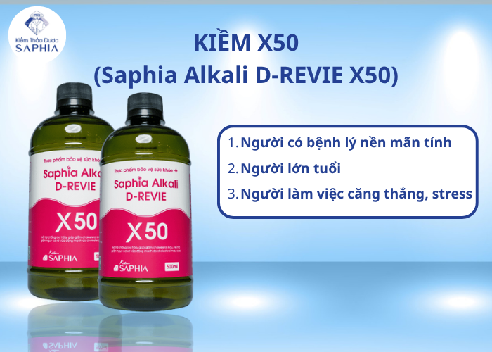 Ai nên dùng Kiềm Saphia X50