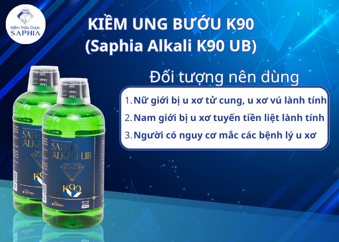 Đối tượng nên sử dụng Kiềm Saphia K90