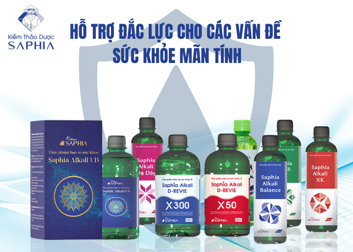 Kiềm SAPHIA - Giải pháp hỗ trợ toàn diện cho người gặp các vấn đề mãn tính
