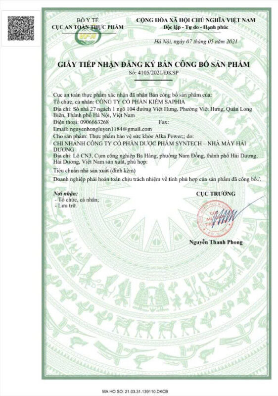 Giấy Công Bố D80