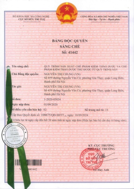 Bang Doc Quyen Sang Che