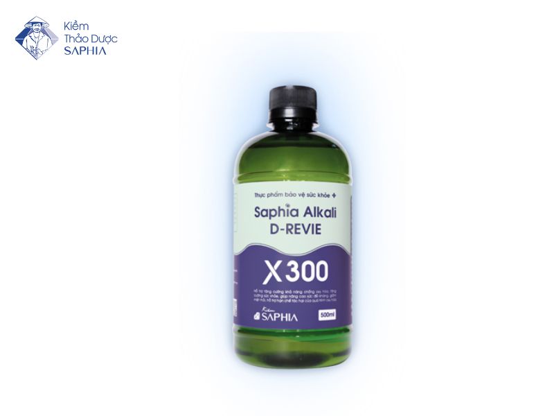 Sản phẩm Kiềm thảo dược Saphia X300