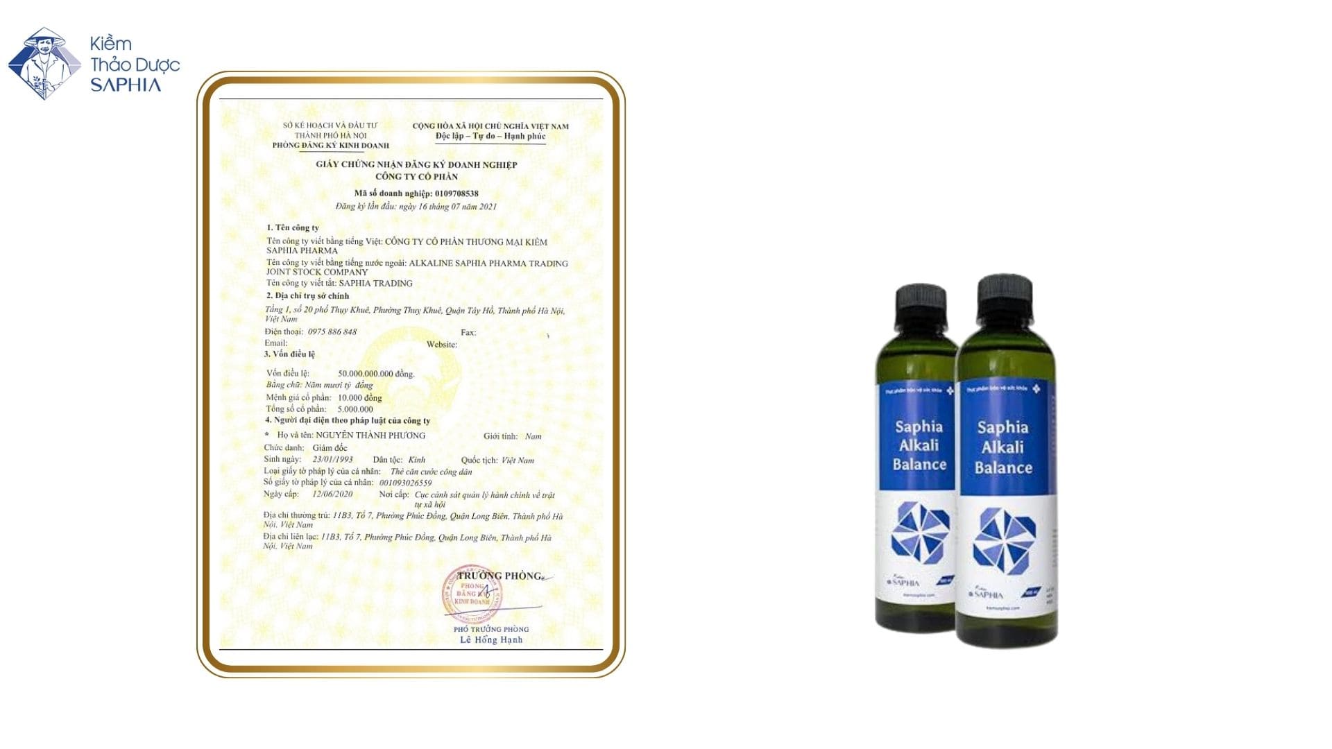 [Giải đáp] Kiềm Saphia có được bộ y tế cấp phép không?