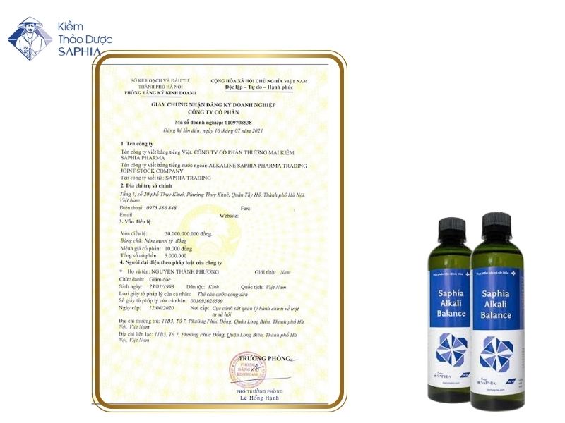 Giấy tờ pháp lý công bố sản phẩm và chứng nhận tiêu chuẩn chất lượng