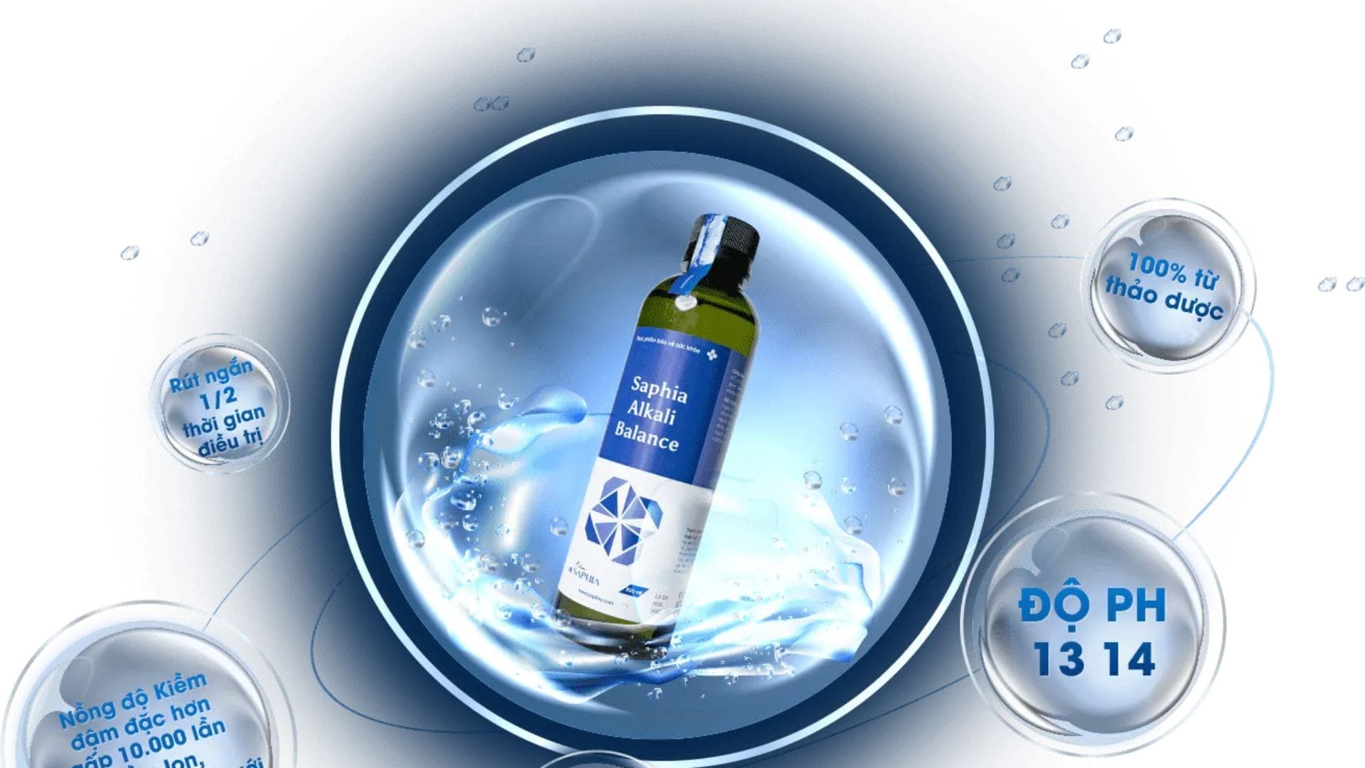 Nước Kiềm Saphia (Alkali): Thảo dược cân bằng sức khỏe tự nhiên