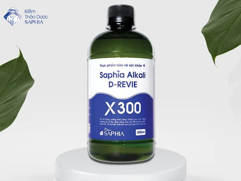 Nước uống Kiềm Saphia X300