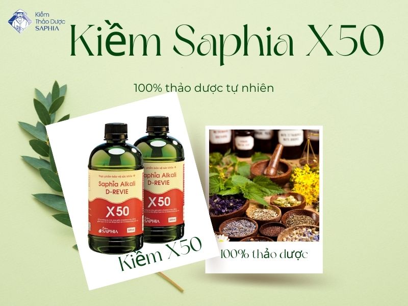 Kiềm Saphia X50 có tốt không? Cách sử dụng hiệu quả