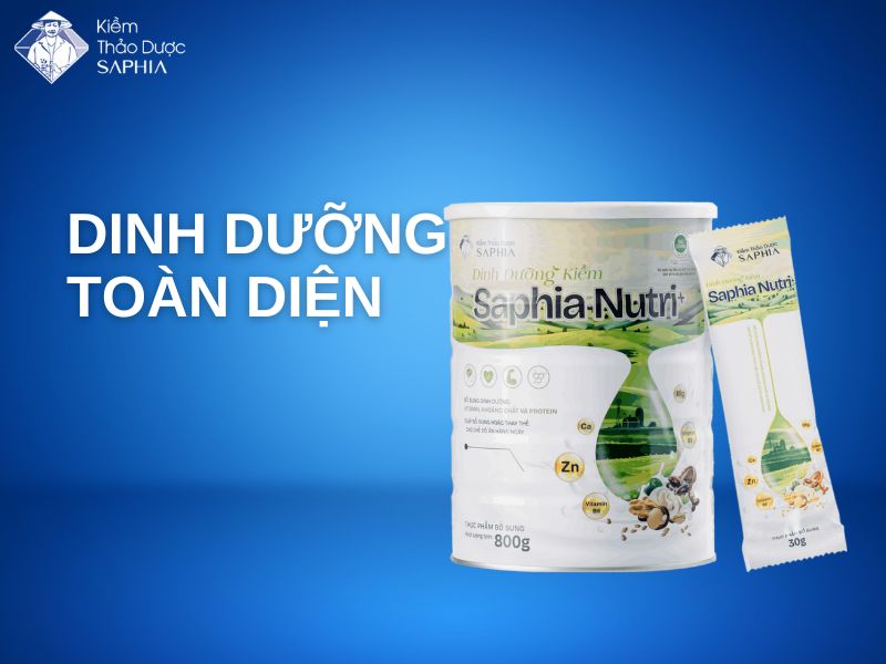 Bổ sung Kiềm dinh dưỡng Saphia Nutri+ mỗi ngày giúp trí não khỏe mạnh hơn