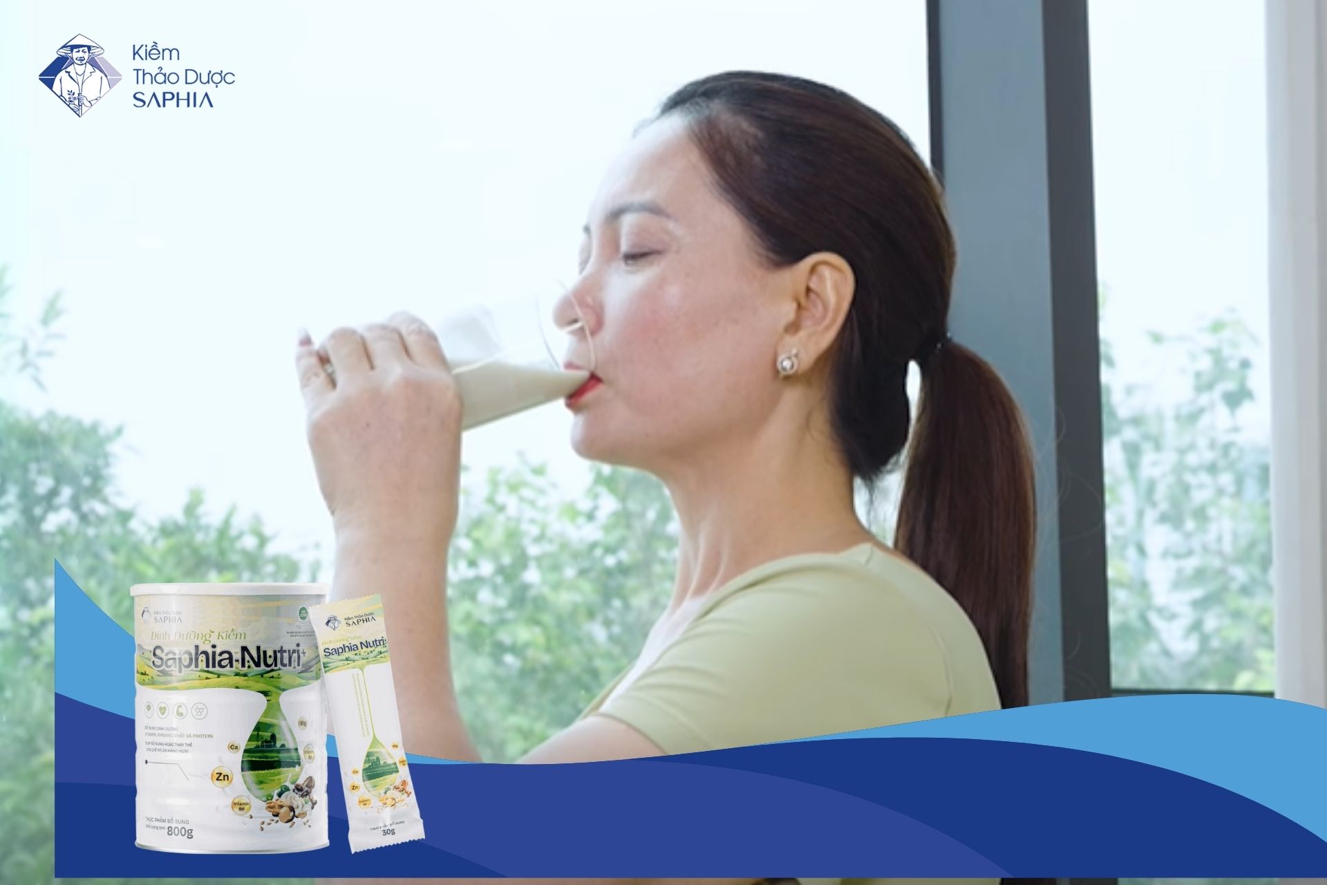 Dinh dưỡng kiềm Saphia có dùng được cho người bị U không?