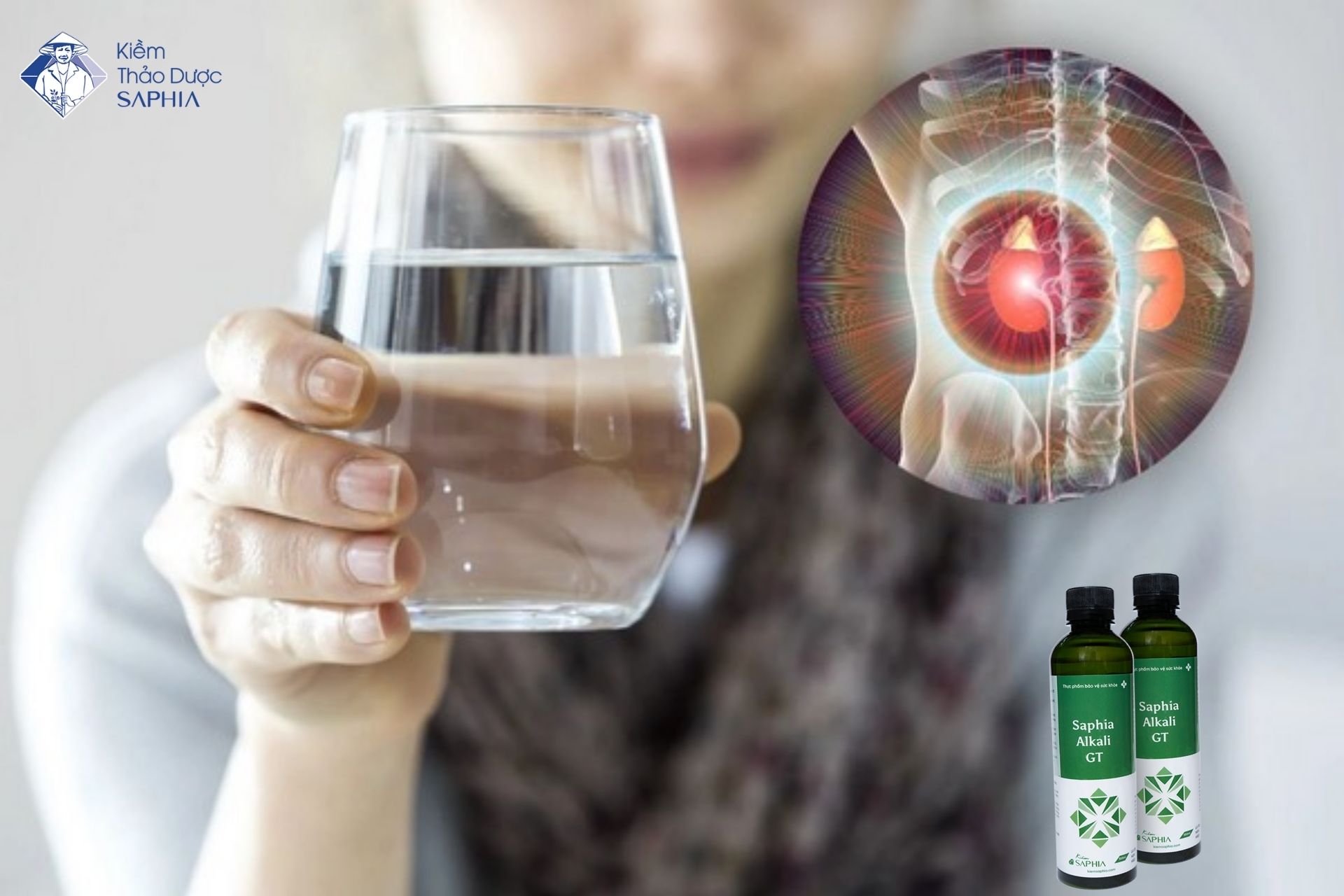 Sỏi thận có nên uống nước kiềm? Kiến thức cần biết trước khi sử dụng